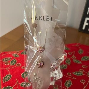 Pink Butterfly Anklet NWT